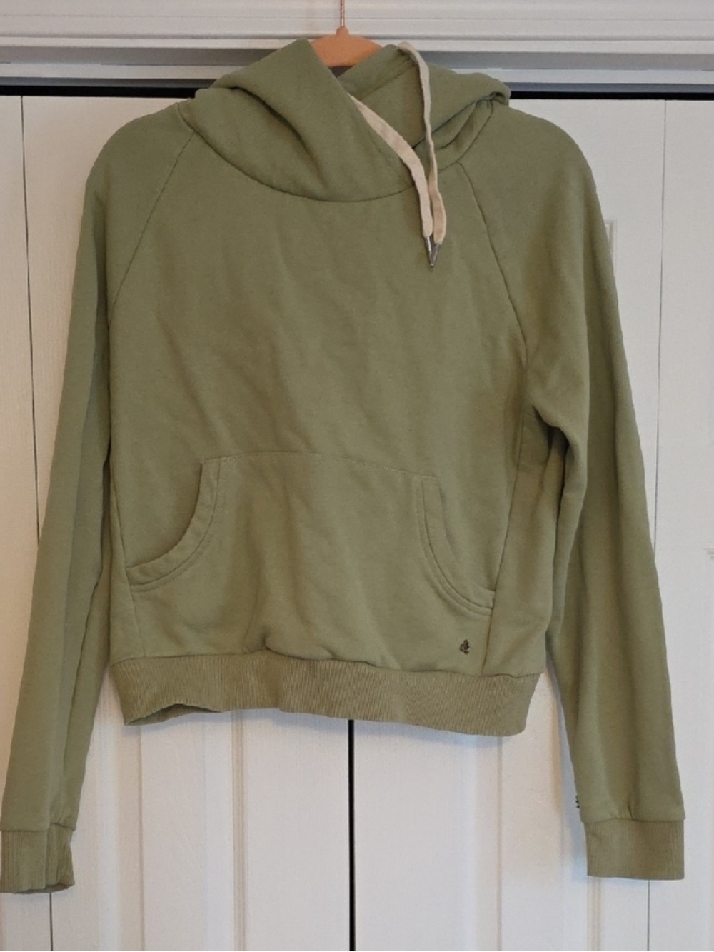 AMPERSAND AVE Olive Hoodie with Drawstrings